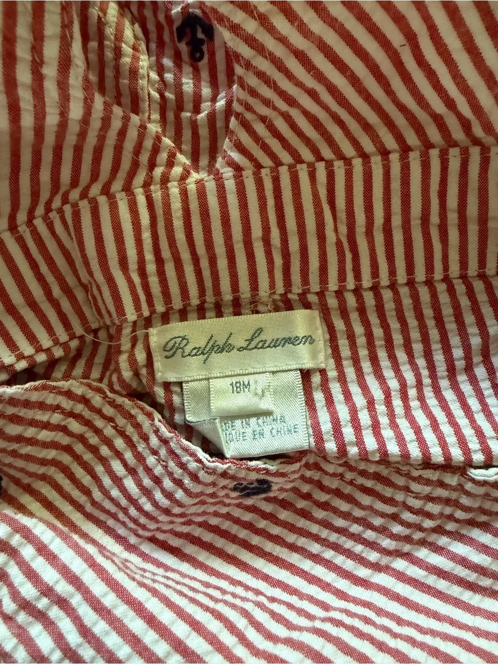Ralph Lauren Seersucker Overalls